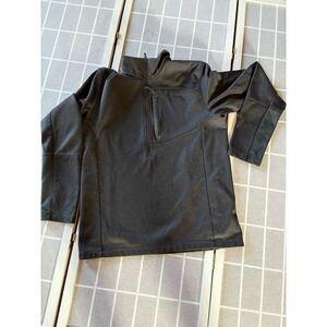 The North Face Grey 1/4 Zip Performance Fleece‎ Medium Pullover Après-ski Look